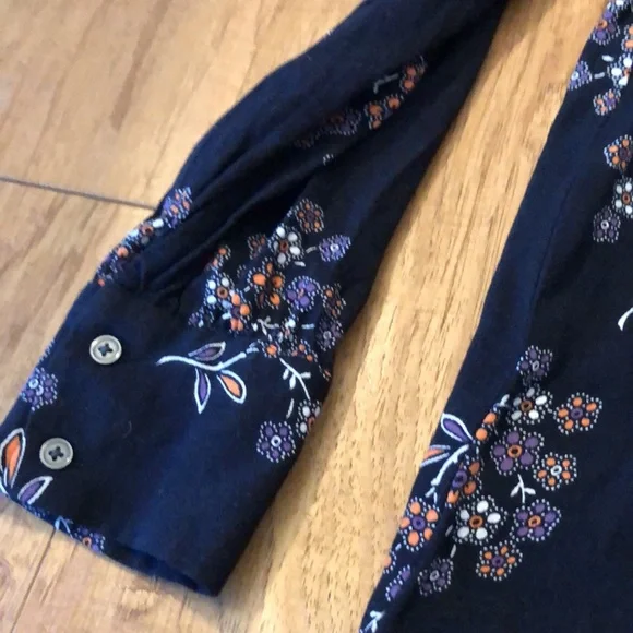 Loft long sleeve floral dress medium - Picture 3 of 6